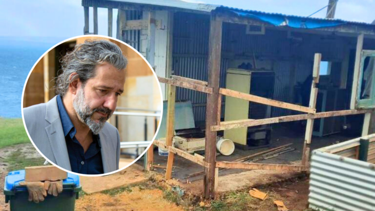 George Lavrentiadis pleads guilty to destroying SA shack