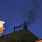 Black smoke signals no new Pope yet as Vatican conclave begins