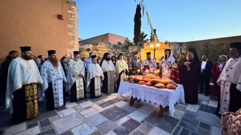 Australian pilgrims join celebrations at St Irene monastery on Crete