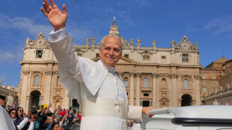 Pope Leo XIV enthroned in grand ceremony as global leaders look on