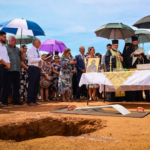 Archbishop Makarios lays foundation stone for new Greek Orthodox Church in Darwin
