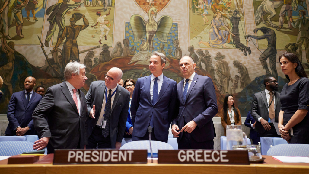 PM Mitsotakis at UN Meeting