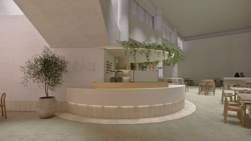 Cafe renovations have begun at Hellenic Club of Canberra