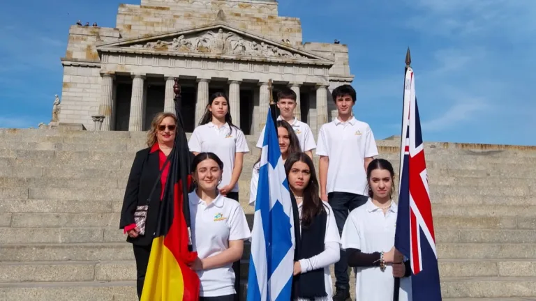 GCM school students honour anniversary of the Battle of Crete