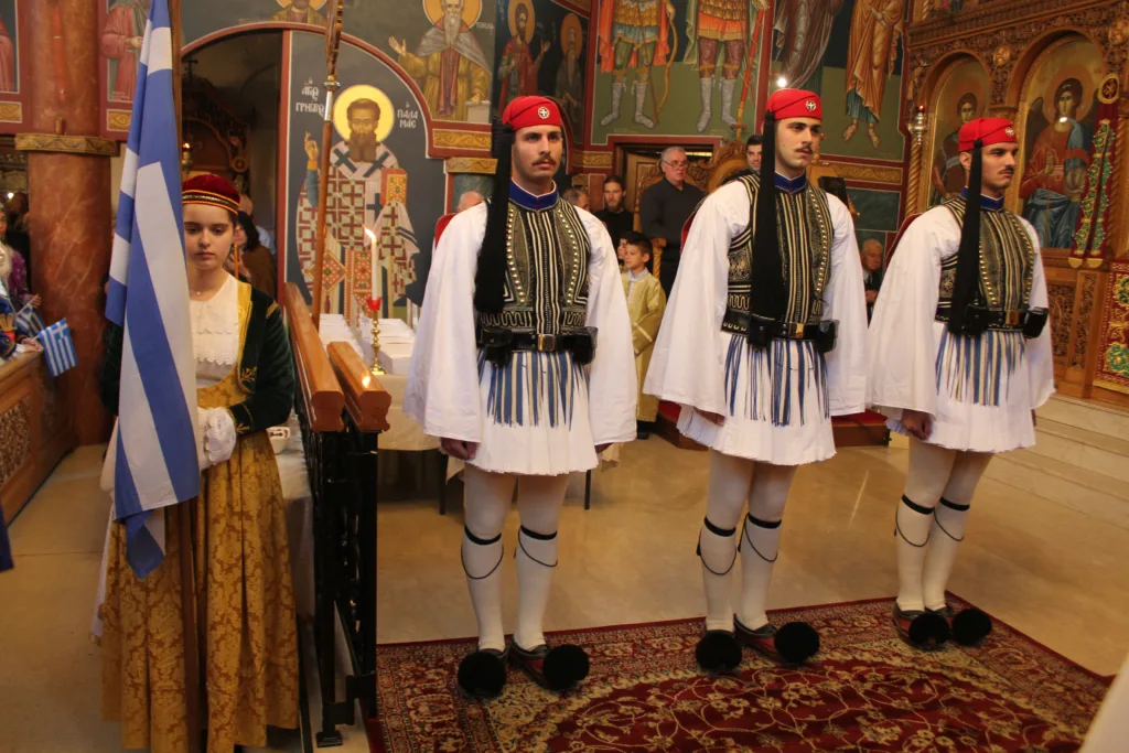Kogarah greek orthodox church evzones