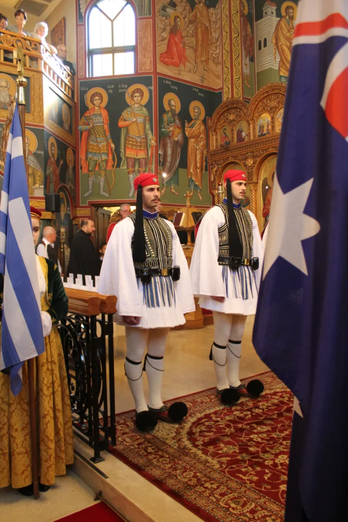 Kogarah greek orthodox church evzones