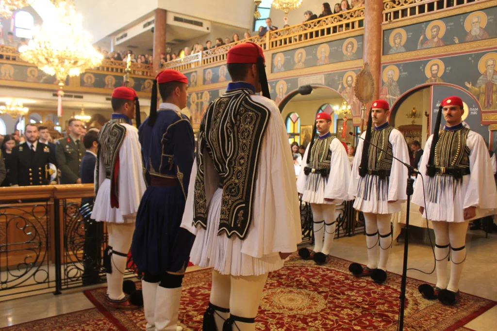 Kogarah greek orthodox church evzones