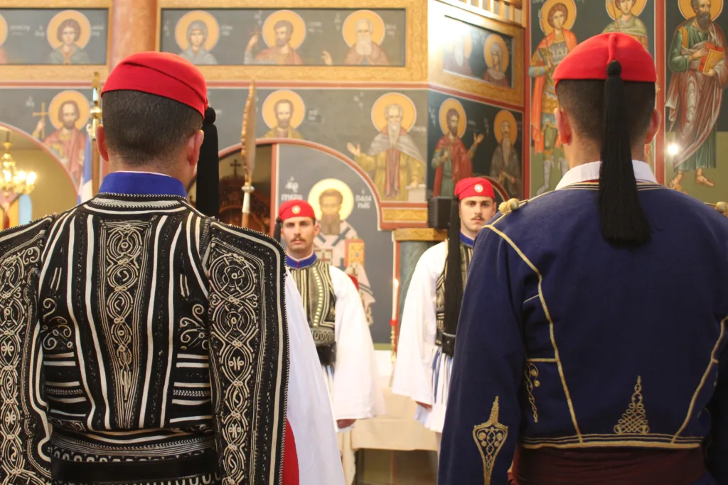 Kogarah greek orthodox church evzones