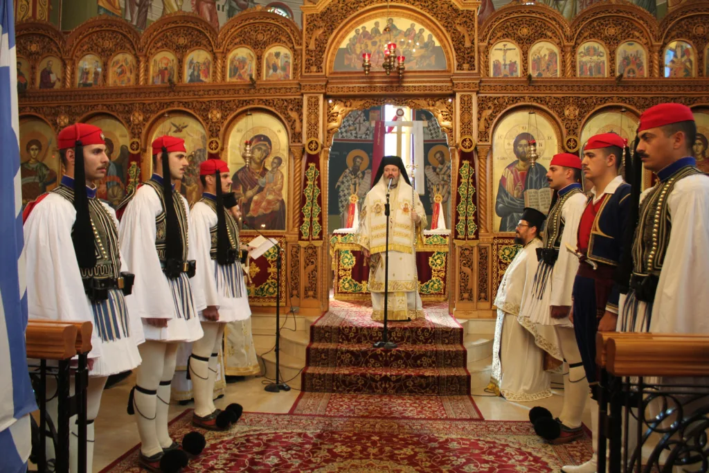 Kogarah greek orthodox church evzones