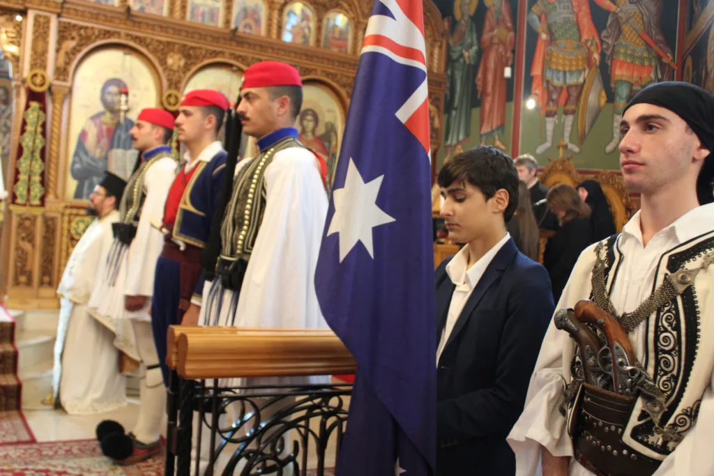 Kogarah greek orthodox church evzones