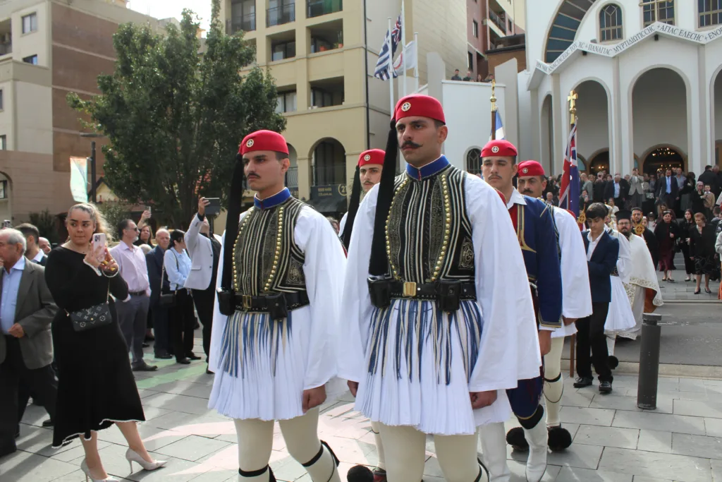 Kogarah greek orthodox church evzones
