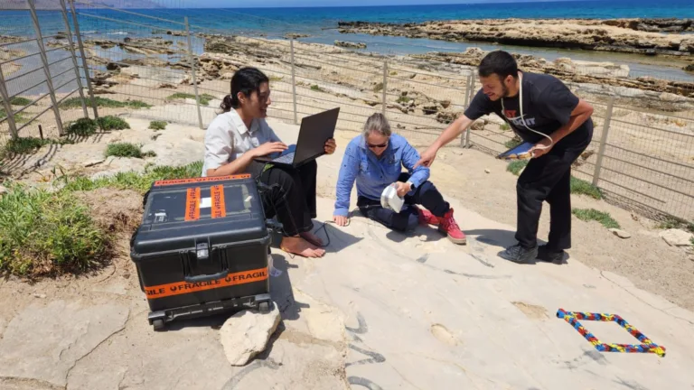 Australian scientists on Crete to study 6-million-year-old human footprints