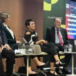 Panellists Graham Richardson AO, Michael Photios, Bruce Hawker and Catherine Douglas share their insights during Business Sydney’s ‘Decide 25’ forum,