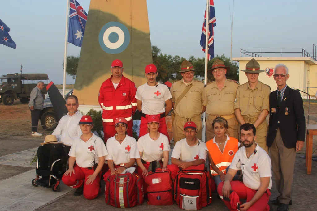 Peter Ford at Maleme Airport