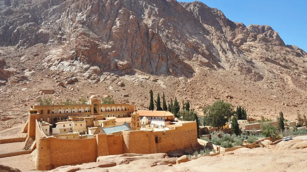 The historic Saint Catherine’s Monastery on Mount Sinai.
