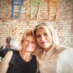 Vicky Alikakos and her mother