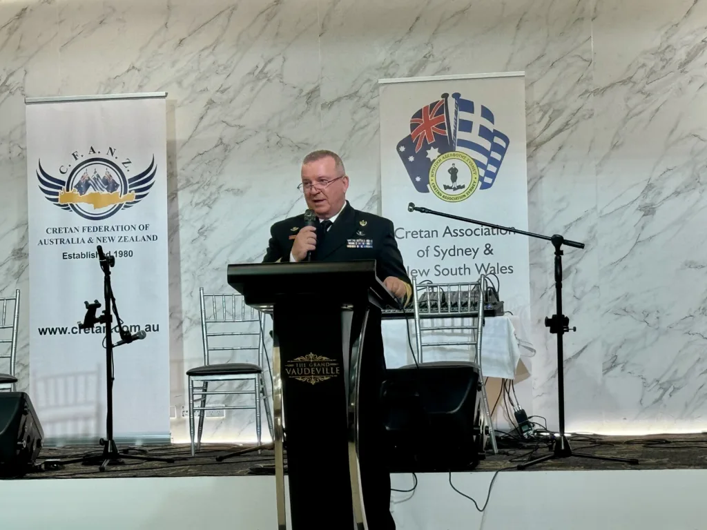 battle of crete ball in sydney