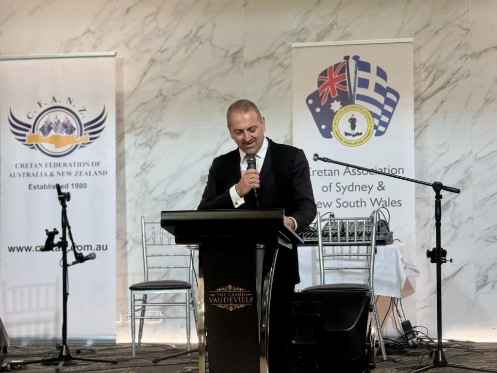 battle of crete ball in sydney