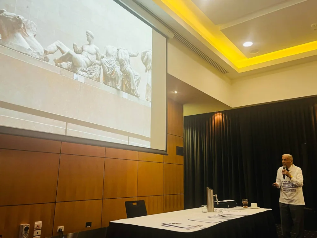 emanuel comino parthenon marbles talk hellenic club of canberra