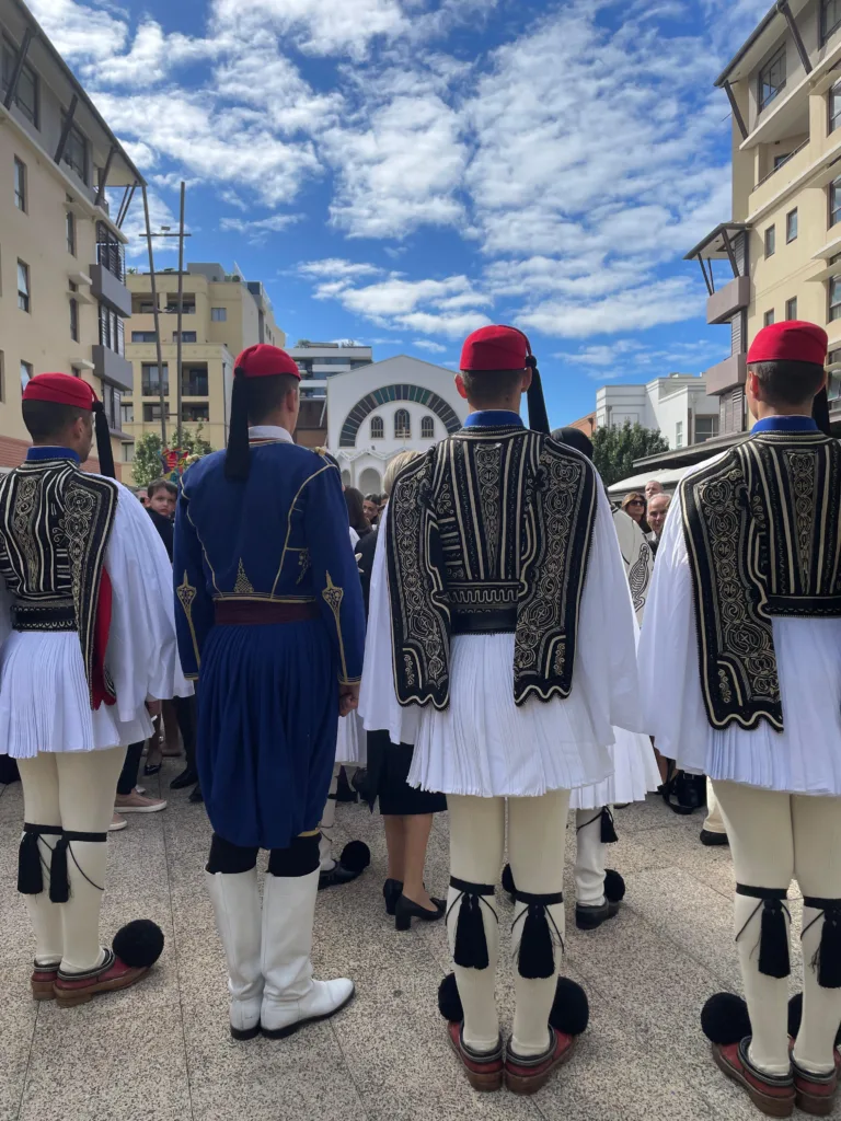 Kogarah greek orthodox church evzones