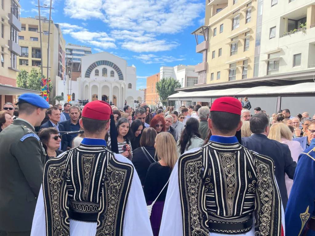 Kogarah greek orthodox church evzones