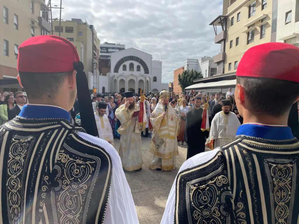 Kogarah greek orthodox church evzones