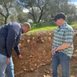 remnants of artillery shells in a POW Camp nearby Chania