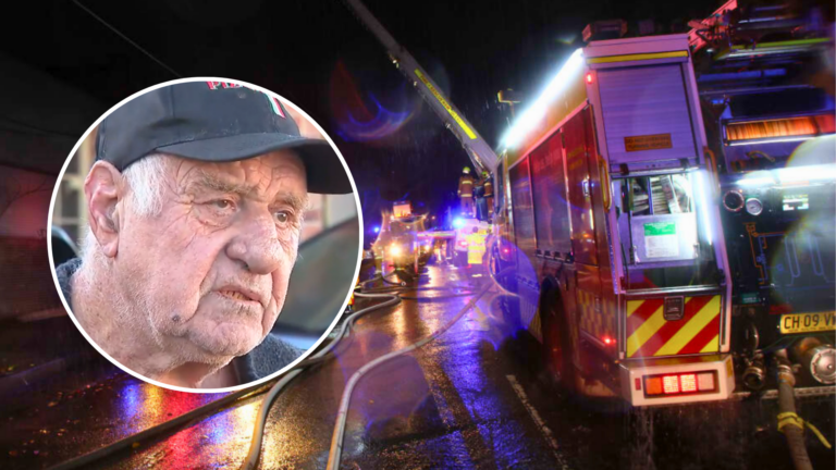 Maria Charalambous saves husband from Sydney house fire