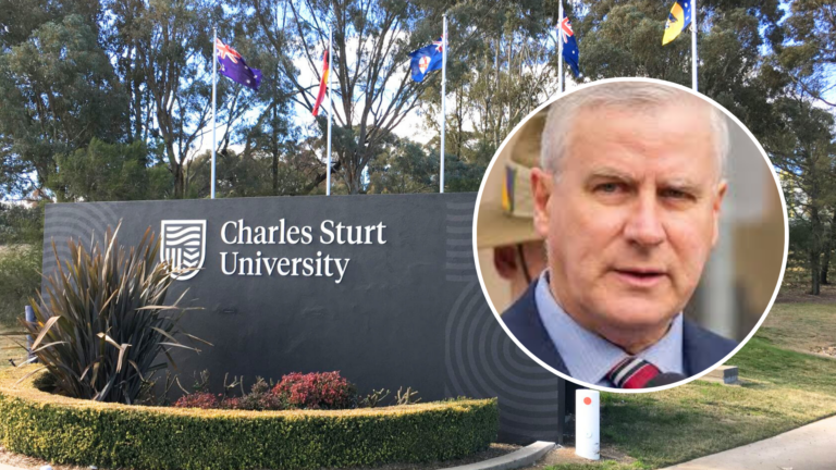 Michael McCormack MP urges federal action as Charles Sturt University announces job cuts