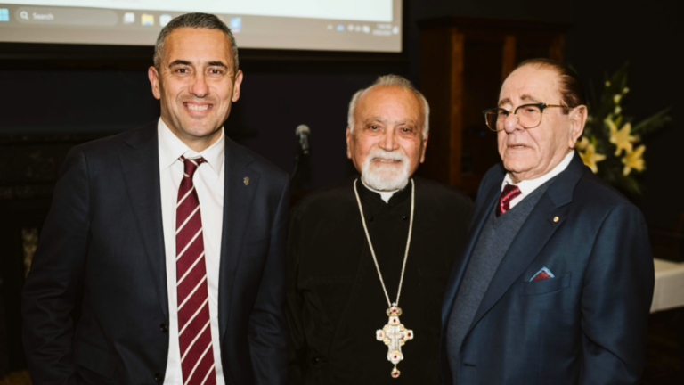 Father Diogenis Patsouris honoured at SA Parliament for 60 years of service