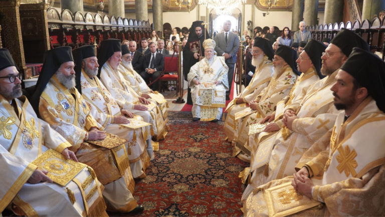 Archbishop Makarios of Australia joins Patriarchal Liturgy marking First Ecumenical Council