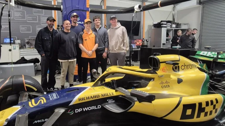Sam Konstas meets F1 star Oscar Piastri in exclusive McLaren factory visit
