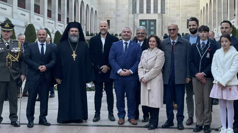 Cypriots in Canberra honour victims of 1974 Turkish invasion at Australian War Memorial