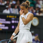 Maria Sakkari is out of Wimbledon.