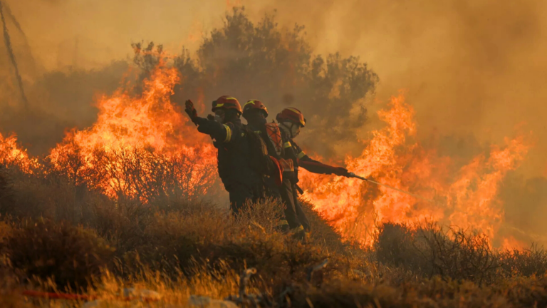 Injuries reported as Cyprus battles out-of-control wildfires amid record heat