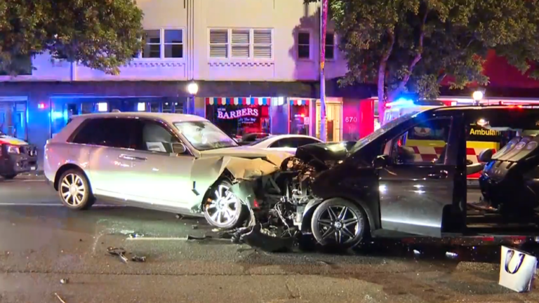 Celebrity chauffeur George Plassaras injured in Sydney head-on crash