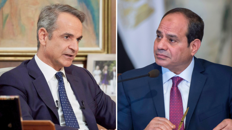 Greek PM and Egyptian President discuss Gaza, Libya and Mediterranean security