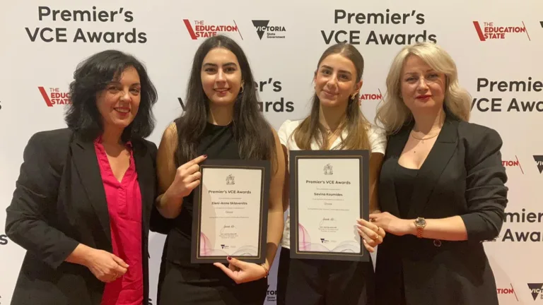 Students from the GCM Schools receive Premier’s VCE Awards