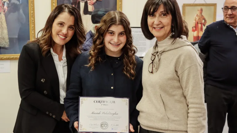 Greek immersion in the early years pays off for Year 8 student Mariah Palaktsoglou