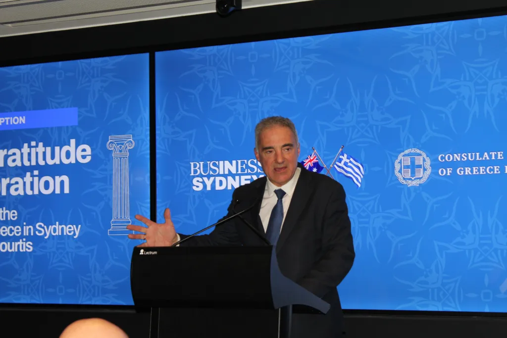 business sydney farewells consul general yannis mallikourtis