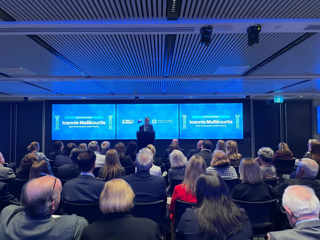 business sydney farewells consul general yannis mallikourtis