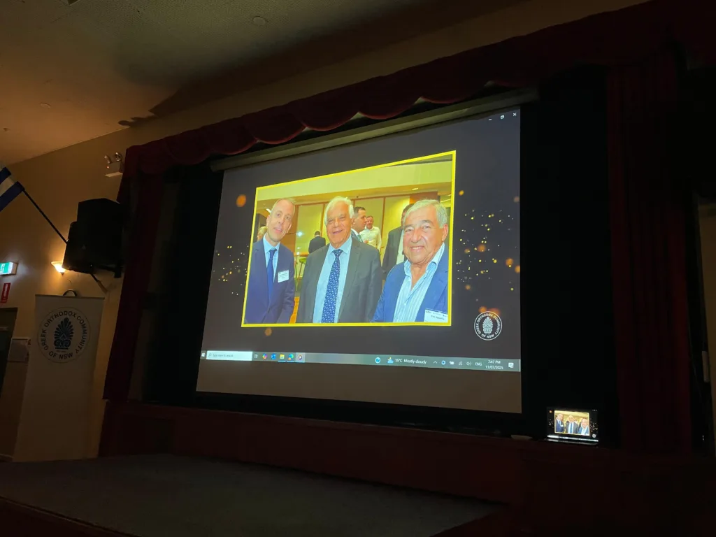 gocnsw farewell event for consul general of greece in sydney yannis mallikourtis