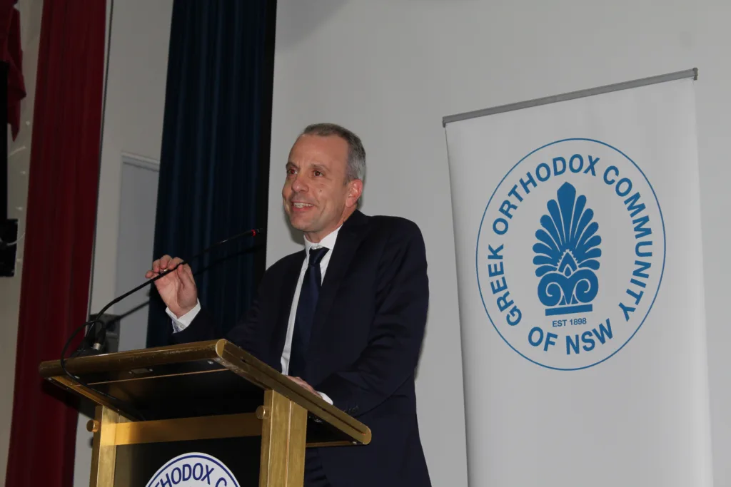 gocnsw farewell event for consul general of greece in sydney yannis mallikourtis