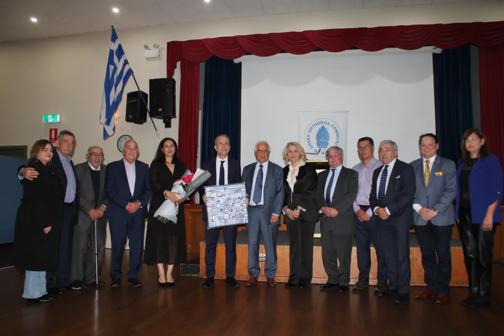 gocnsw farewell event for consul general of greece in sydney yannis mallikourtis