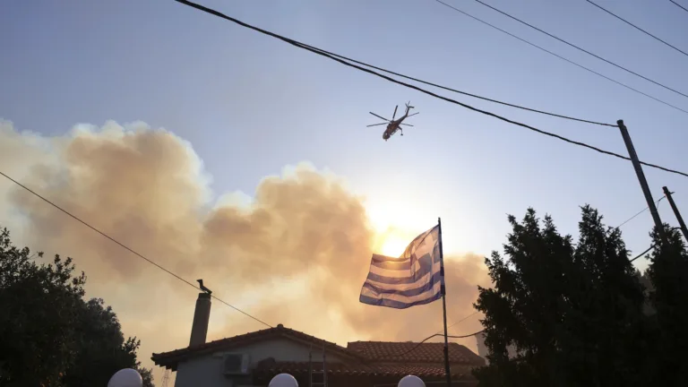 Greece battles major wildfires across multiple regions