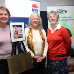 Alexandrias friends – Maxxine Peacock-Smith Diedre Robertson and Beth Pratley