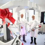 Alexis the Robot Gil Lorquet CEO NORTH Foundation Michael Ellis Chair NORTH Foundation
