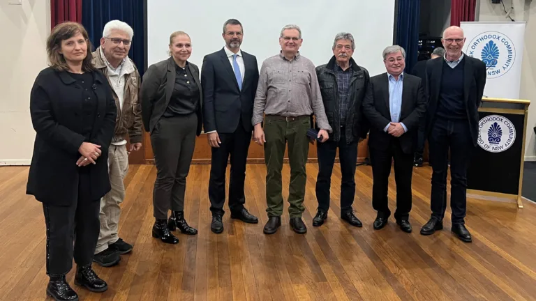 Dr Michail Bakogiannis delivers lecture on Greek Civil War and its literary legacy