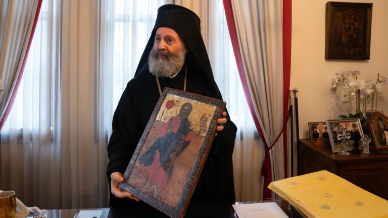 St Andrew icon returned to Greek Orthodox Archdiocese of Australia after legal victory