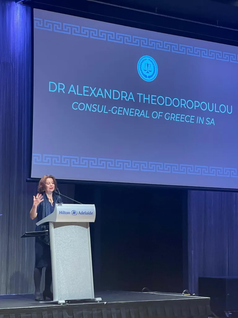 Consul General of Greece in Adelaide, Dr Alexandra Theodoropoulou